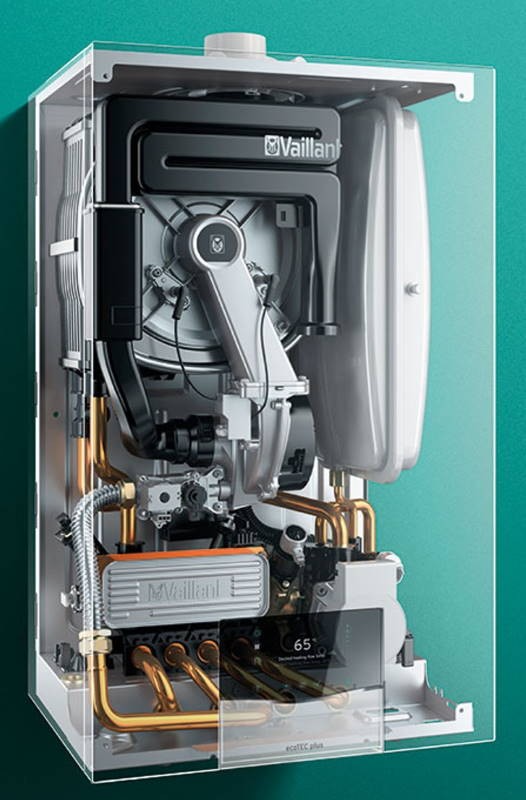 Vaillant ecoTec Plus VU 25CS/1-5 (N-INT2) + Бойлер 200 л + eRELAX комплект погодозависимого управления в магазине в Киеве - фото 10