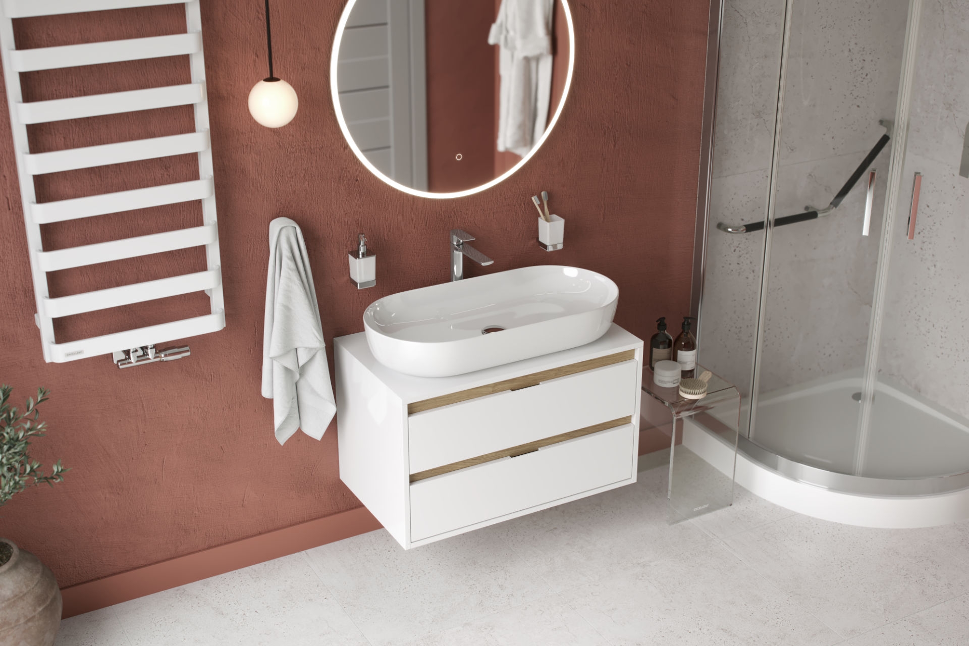 в продажу Піддон Excellent Sense Compact 800x800 см білий (BREX.SEN08WHC) - фото 3