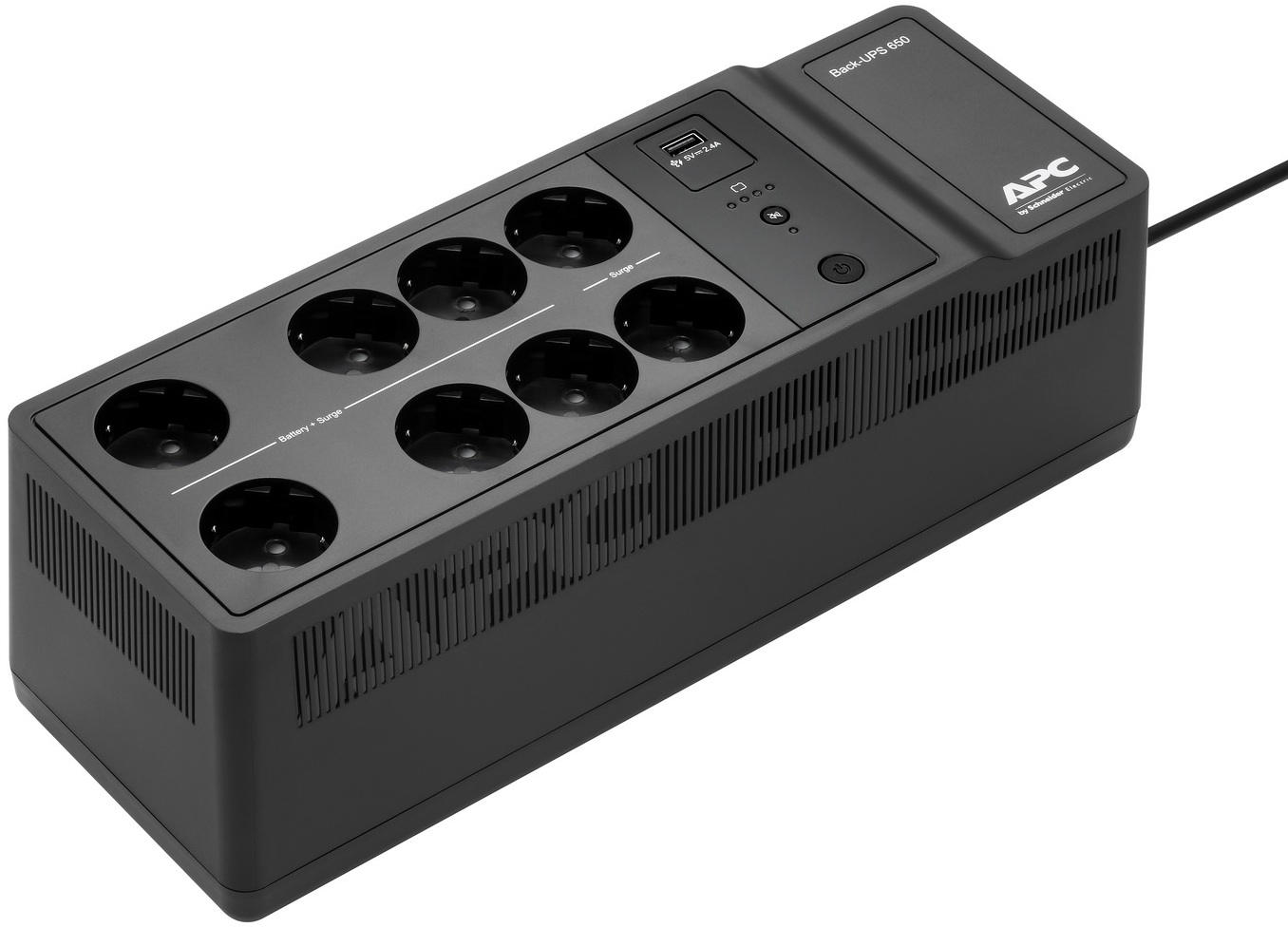 Источник бесперебойного питания APC Back-UPS 650VA, 400W (BE650G2-GR) цена 7072 грн - фотография 2