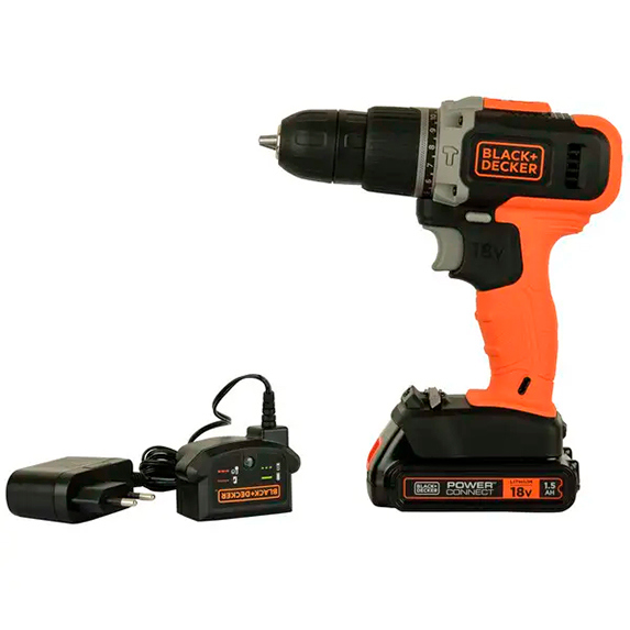 Дрель-шуруповерт Black&Decker BCD003C1 цена 3699 грн - фотография 2