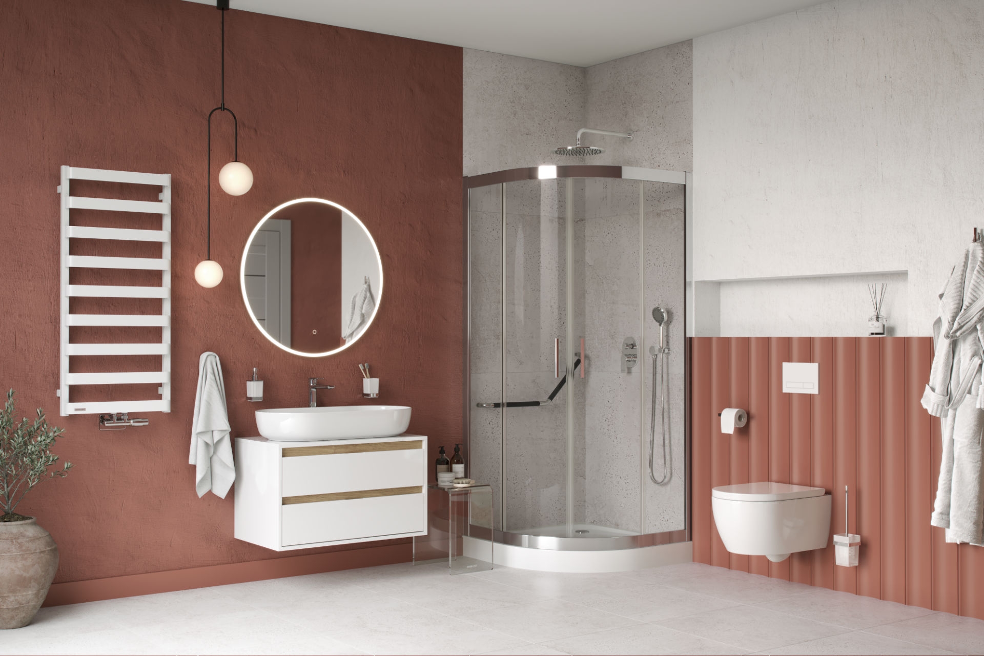Поддон Excellent Sense Compact 900x900 см белый (BREX.SEN09WHC) цена 11713 грн - фотография 2
