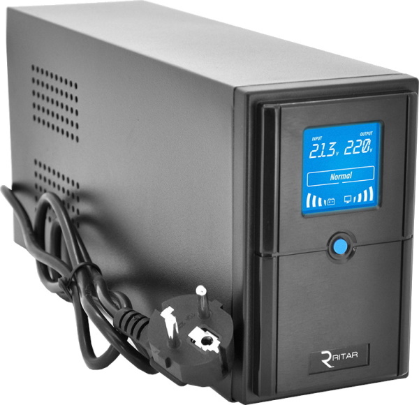 Джерело безперебійного живлення Ritar E-RTM800 480W ELF-D (E-RTM800D)