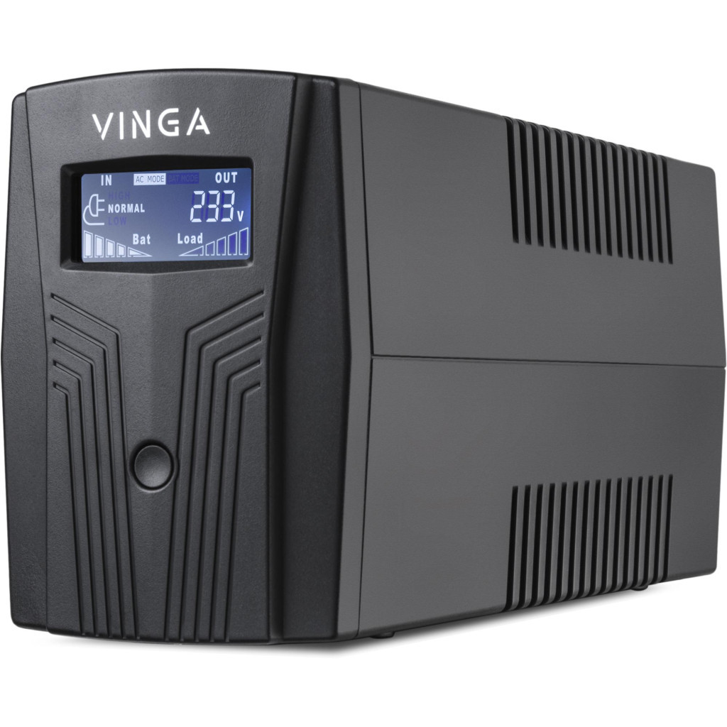 Джерело безперебійного живлення Vinga LCD 800VA (VPC-800PU)