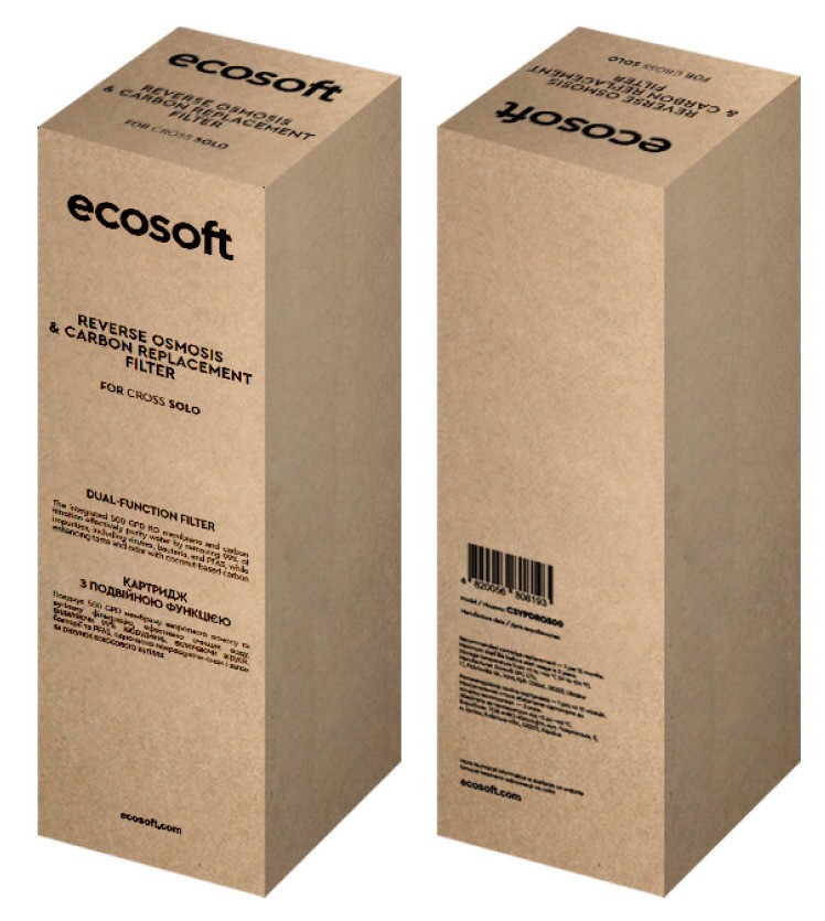 Мембранний елемент та вугільний фільтр Ecosoft Solo CSVPDRO500 цена 4620 грн - фотография 2