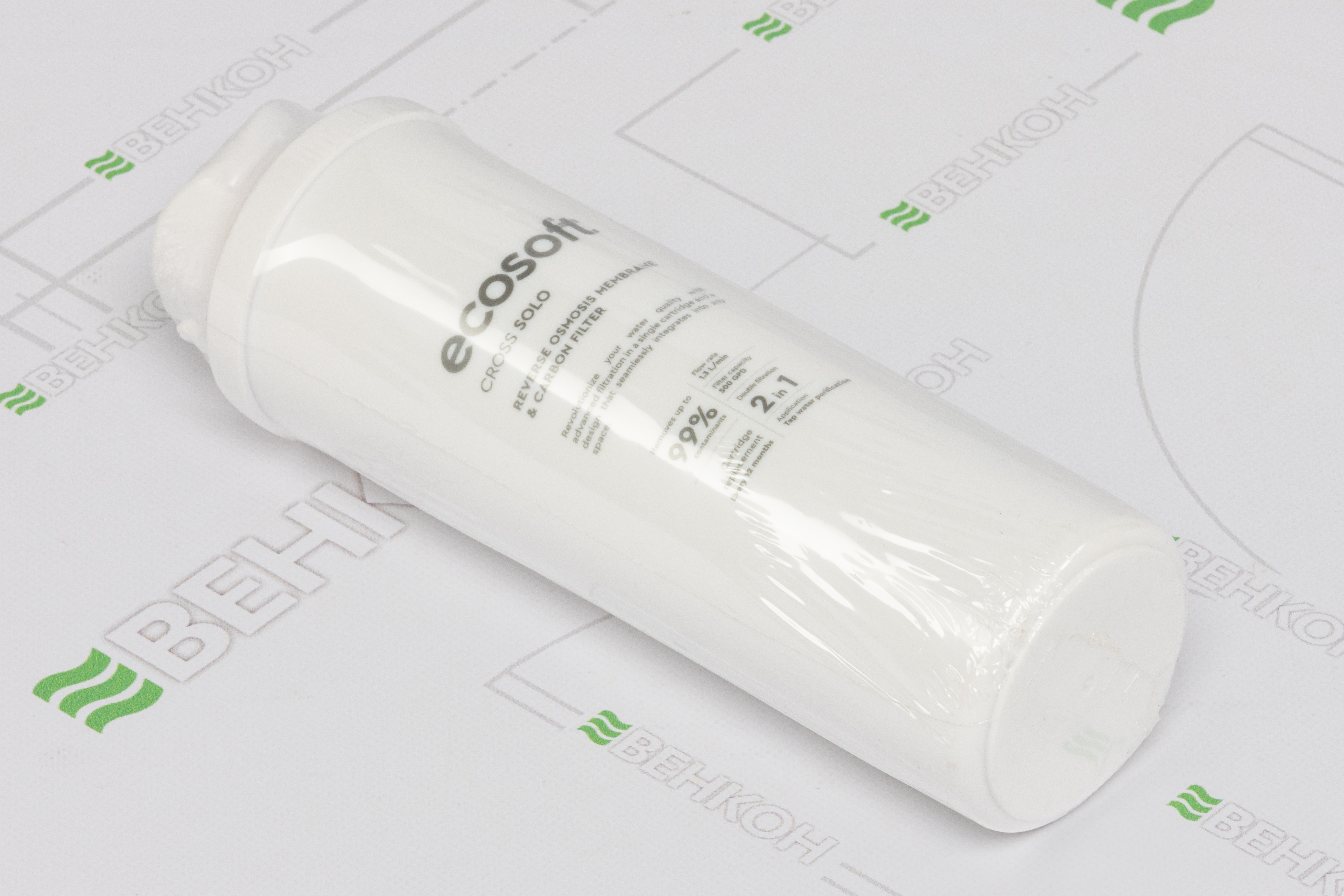 Мембранний елемент та вугільний фільтр Ecosoft Solo CSVPDRO500 цена 4730 грн - фотография 2