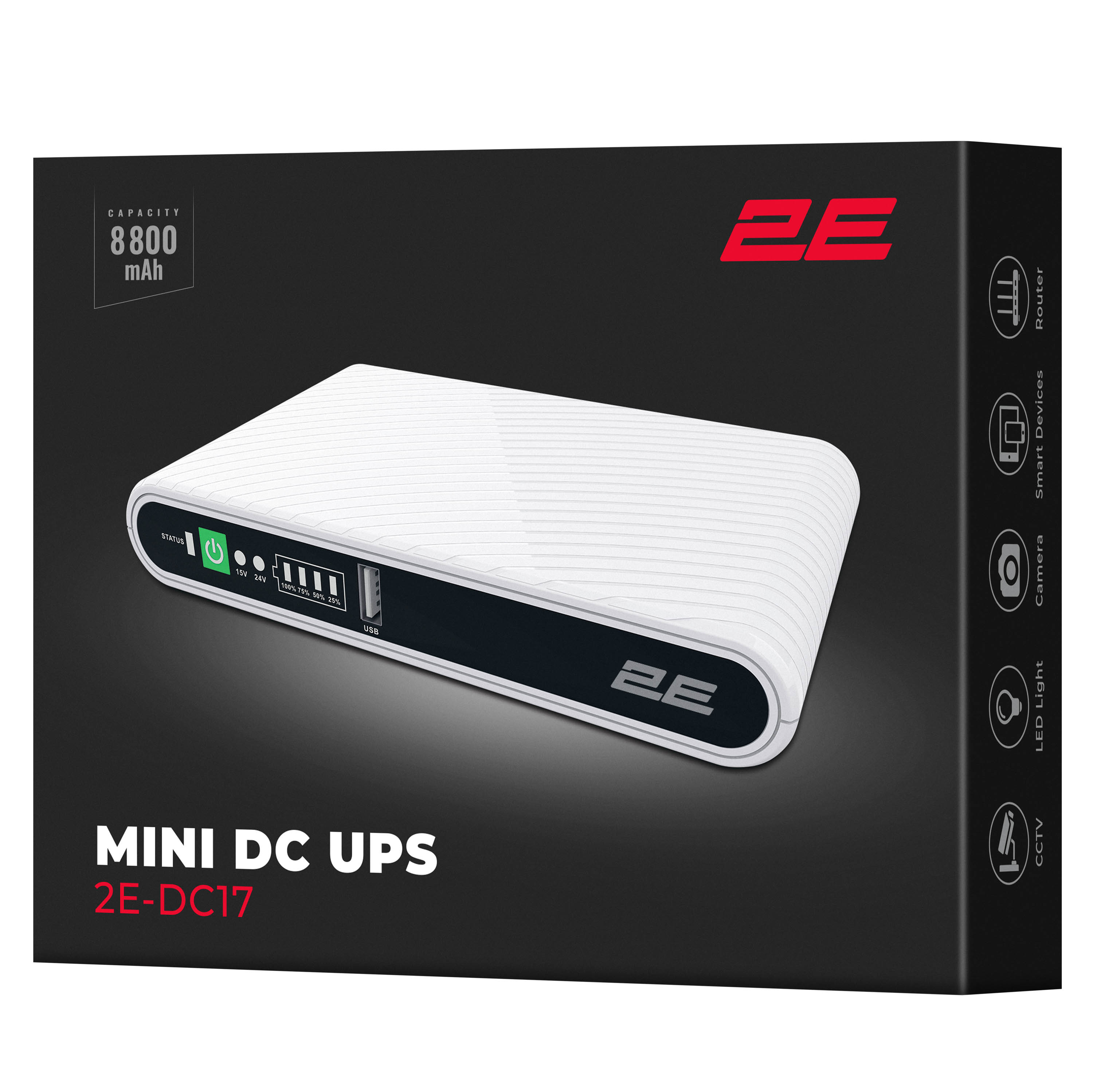 Источник бесперебойного питания 2E Mini DC 17W (2E-DC17) обзор - фото 8