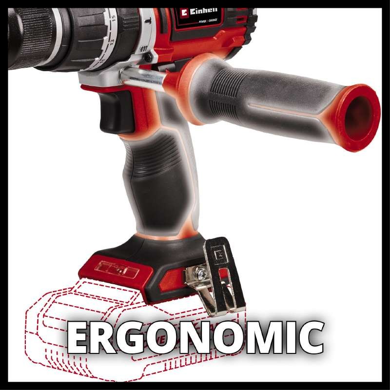 Дрель-шуруповерт Einhell TP-CD 18/60 Li-i BL Solo (4514205) цена 3618 грн - фотография 2