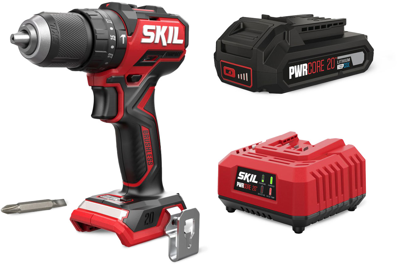 Дрель-шуруповерт Skil 3075CA Compact (CD1E3075CA+BC1E3110AA)