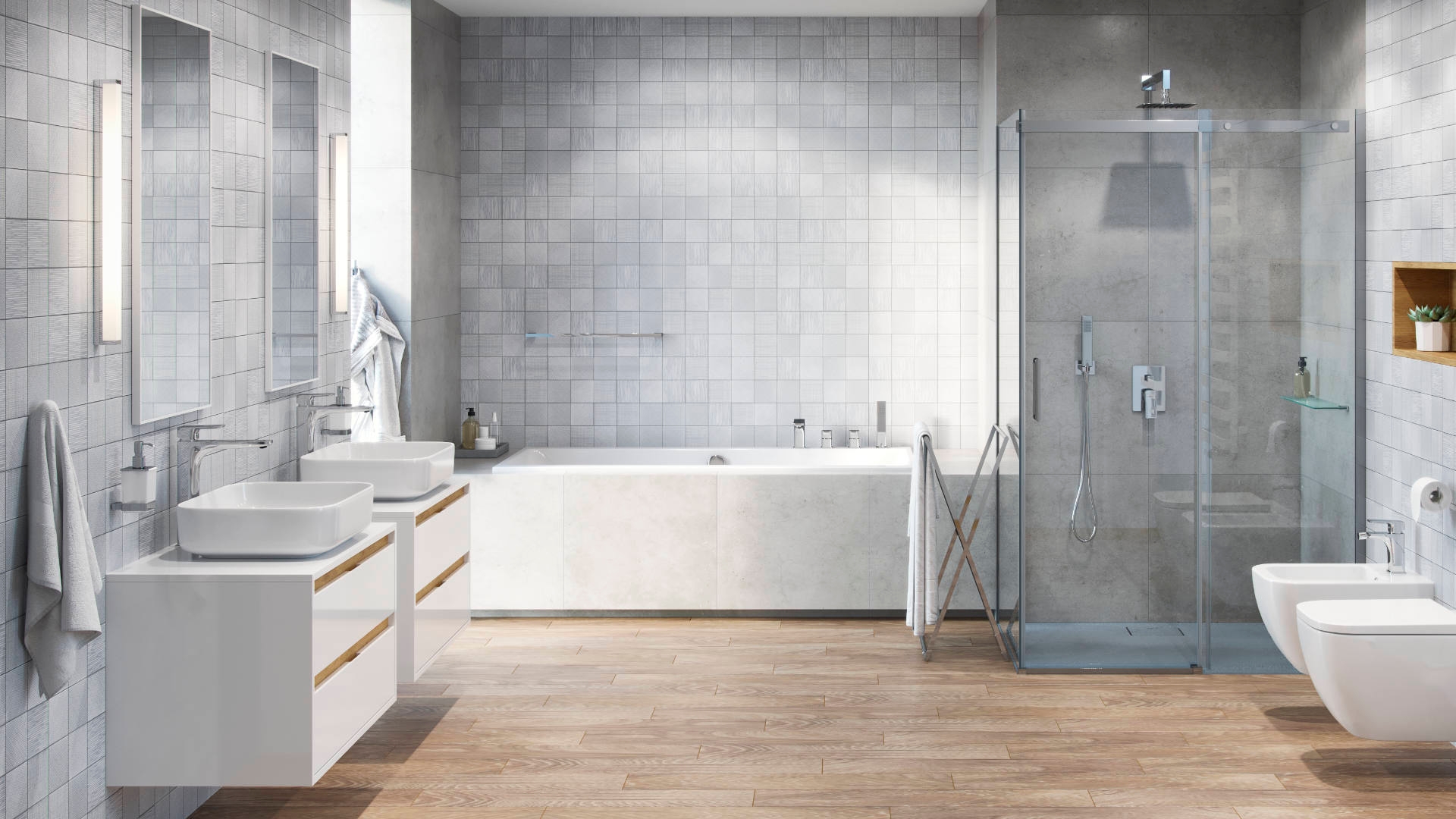в продаже Зеркало Excellent Kuadro 100x50 см белое (DOEX.KU100.050.WH) - фото 3