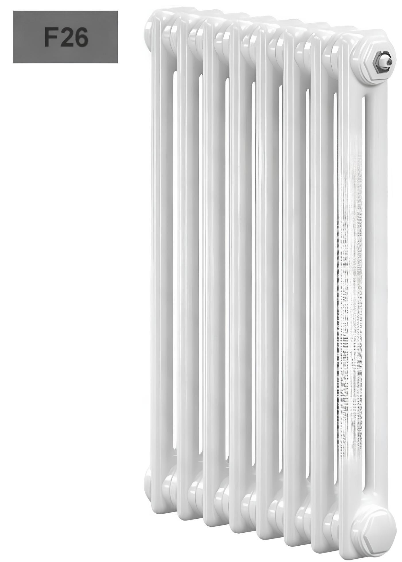 Радиатор для отопления Cordivari Ardesia col.2 EL.16 H500 AS4 F26 Dark Aluminium (AR2160500S04F26A)