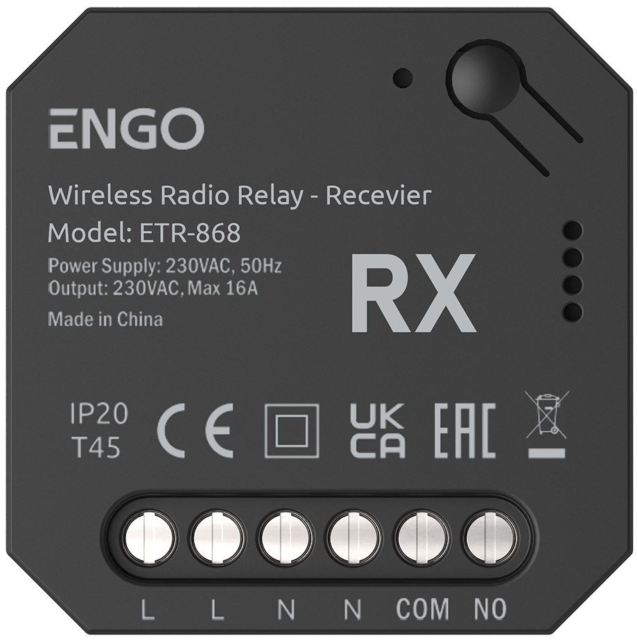 Дистанционный выключатель Engo Controls ETR-868 (932253966) цена 3013 грн - фотография 2