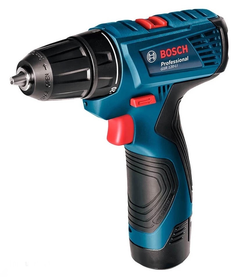 Набор инструментов Bosch GDR 120-LI + 2xGBA 12V/2.0Ah (06019G8023) цена 6780 грн - фотография 2