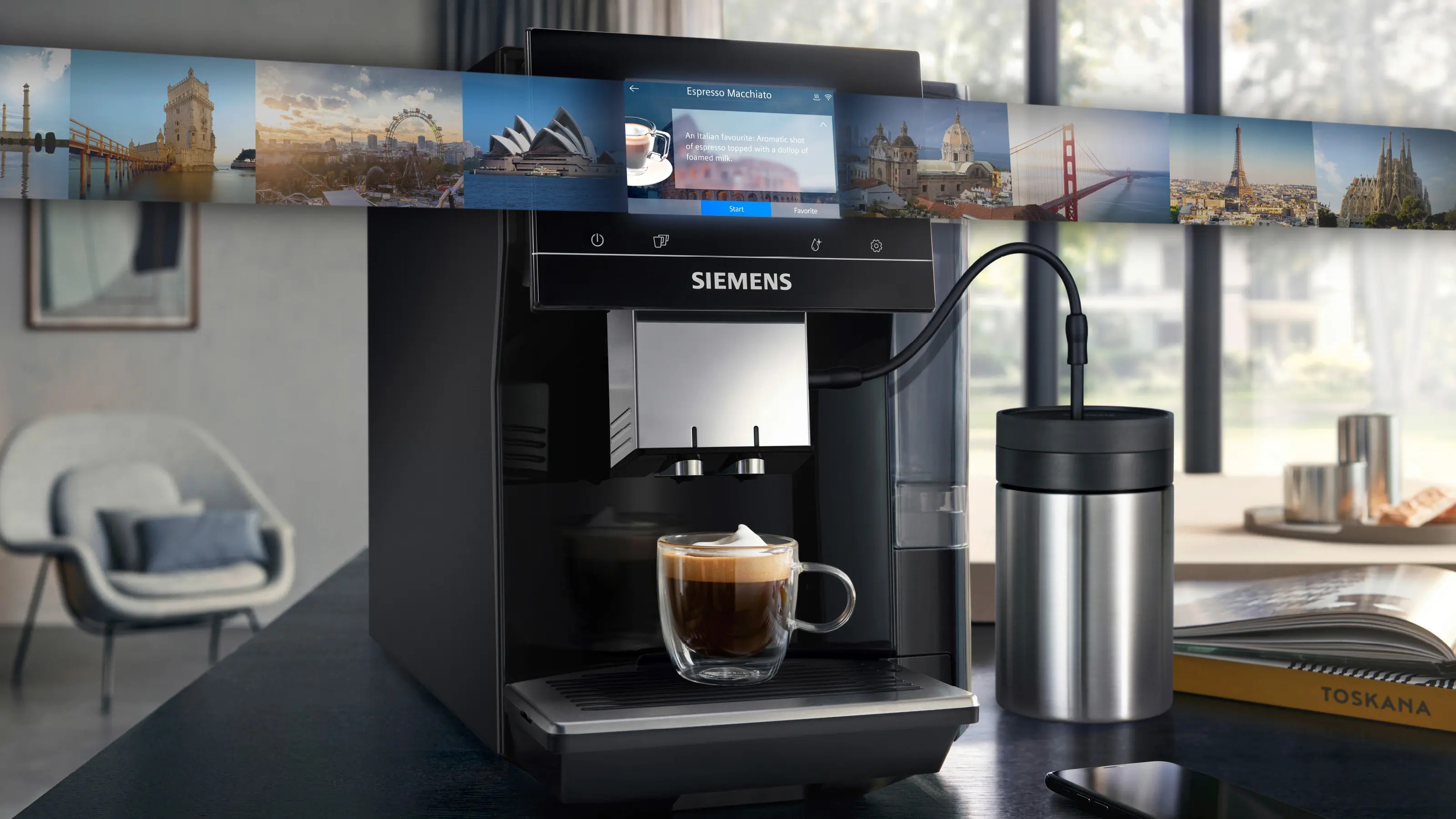 Кофемашина Siemens EQ700 TP713R09 цена 50417 грн - фотография 2