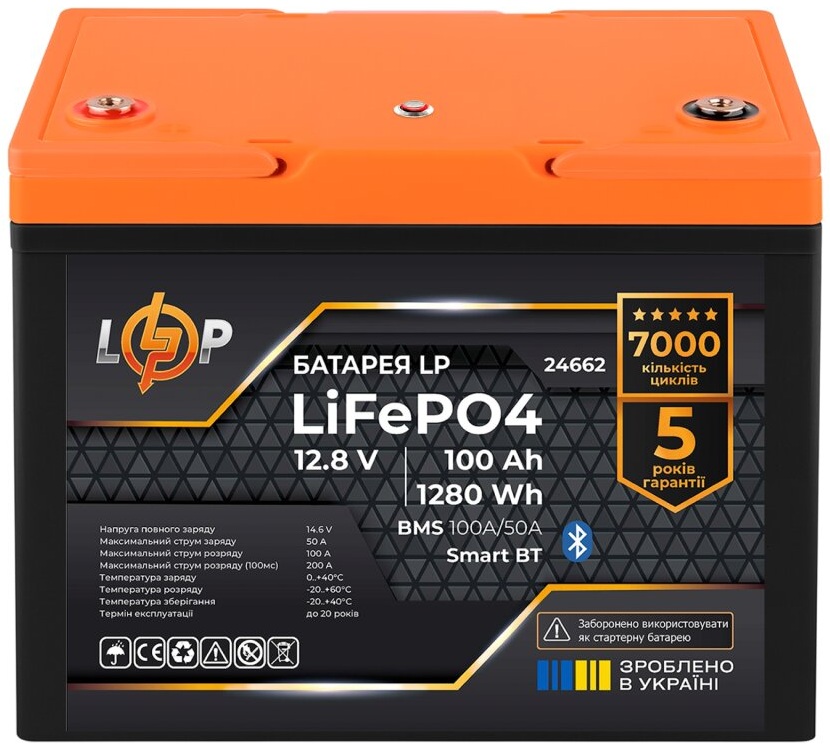Комплект для резервного питания LogicPower LPE-B-PSW-1500VA + АКБ LiFePO4 1280Wh Smart BT (37265) цена 21939 грн - фотография 2