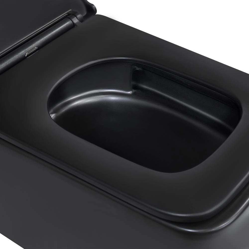 Унитаз подвесной Q-Tap Gemini с сиденьем Soft-close (QT2533076EUQMB) отзывы - изображения 5