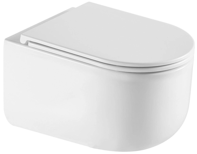 Унитаз подвесной Q-Tap Taurus с сиденьем Soft-close (QT2433084EUQW)