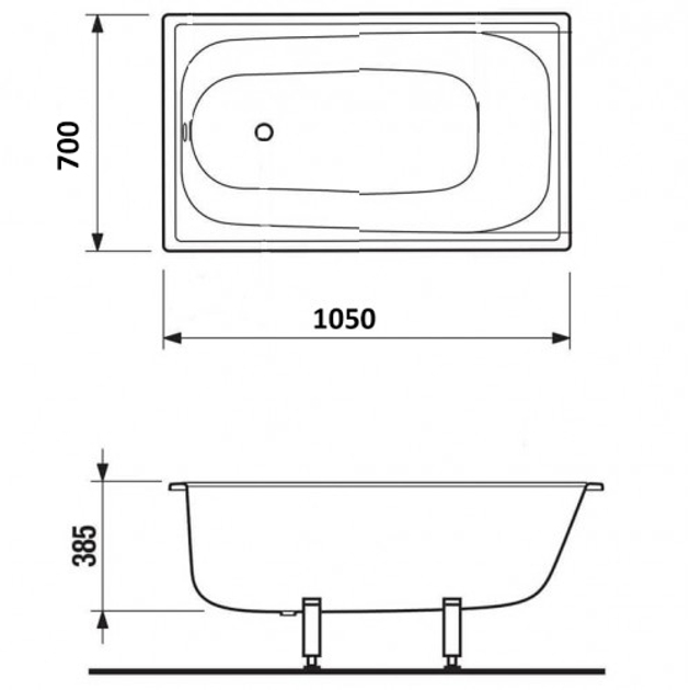 Smavit 105x70 (2106101) Габаритні розміри