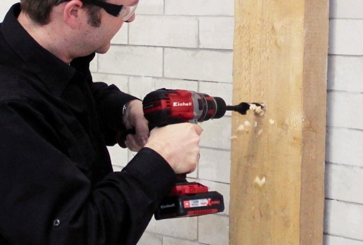Дрель-шуруповерт Einhell TE-CD 18-2 Li-i Brushless Solo (4513860) цена 3279 грн - фотография 2