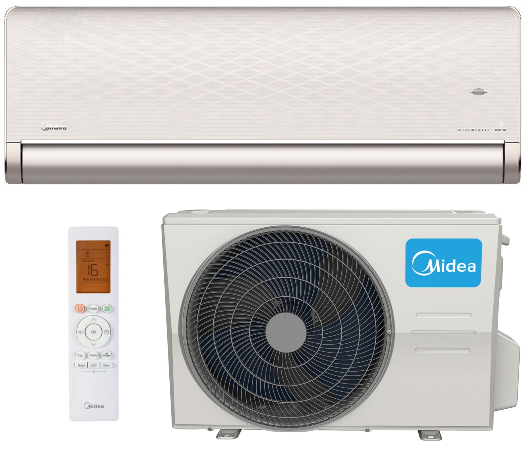 Кондиционер Midea 9 тыс. BTU Midea PenroseAir Gold MSXT-09HRFN8-GOLD-I/MSXT-09HRFN8-O