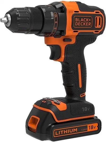Дриль-шурупокрут Black&Decker BDCDD186KB