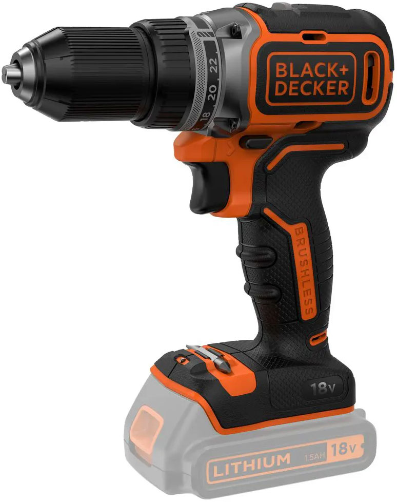 Дриль-шурупокрут Black&Decker BL186N