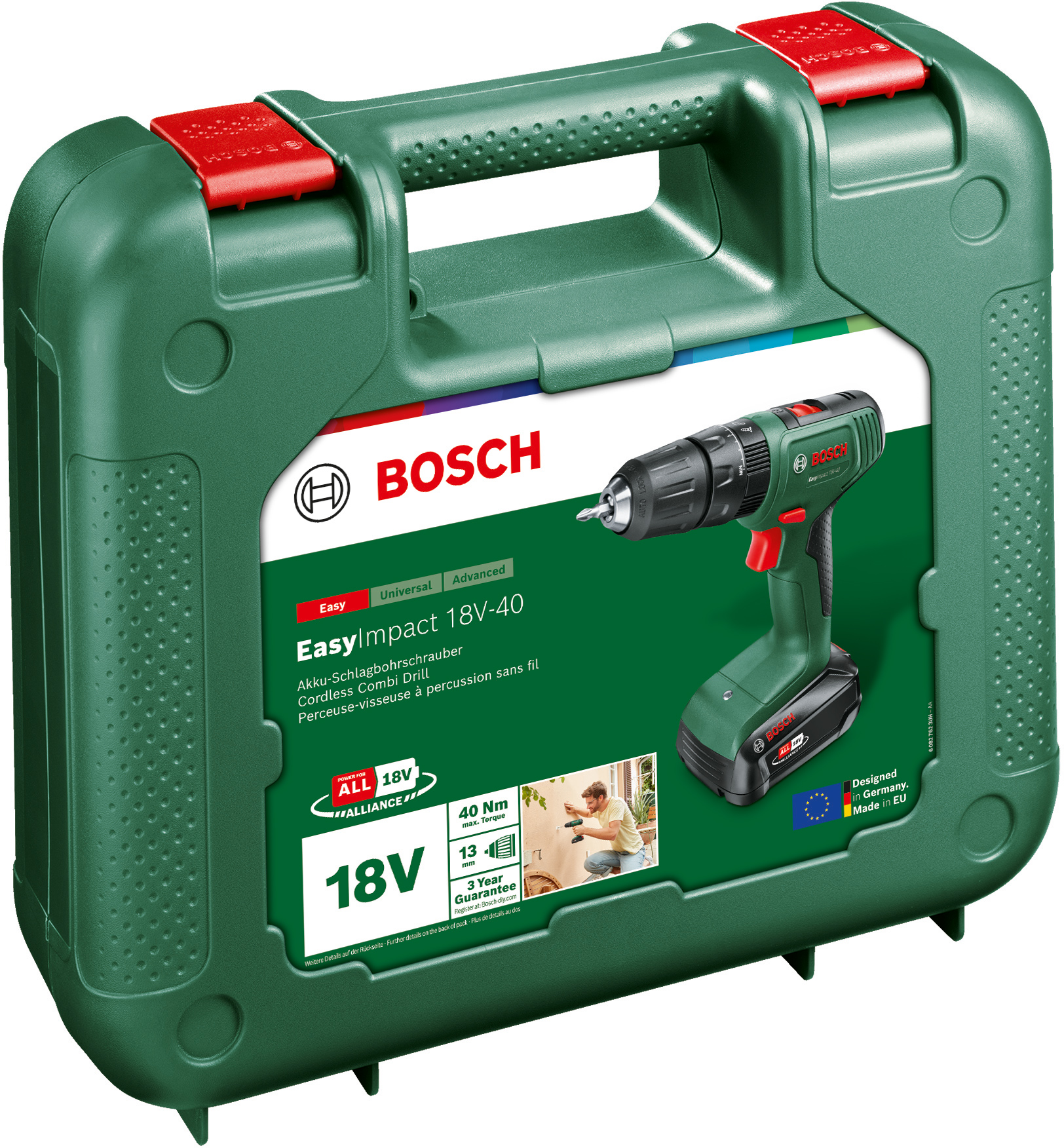 в продаже Дрель-шуруповерт Bosch EasyImpact 18V-40 (06039D8108) - фото 3
