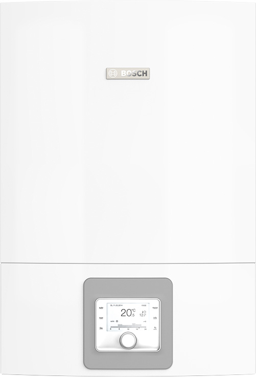 в продаже Тепловой насос Bosch Compress 3400i AWES 10, водонагреватель SH370 RW, система управления CR10, коммуникационный модуль K30 - фото 3