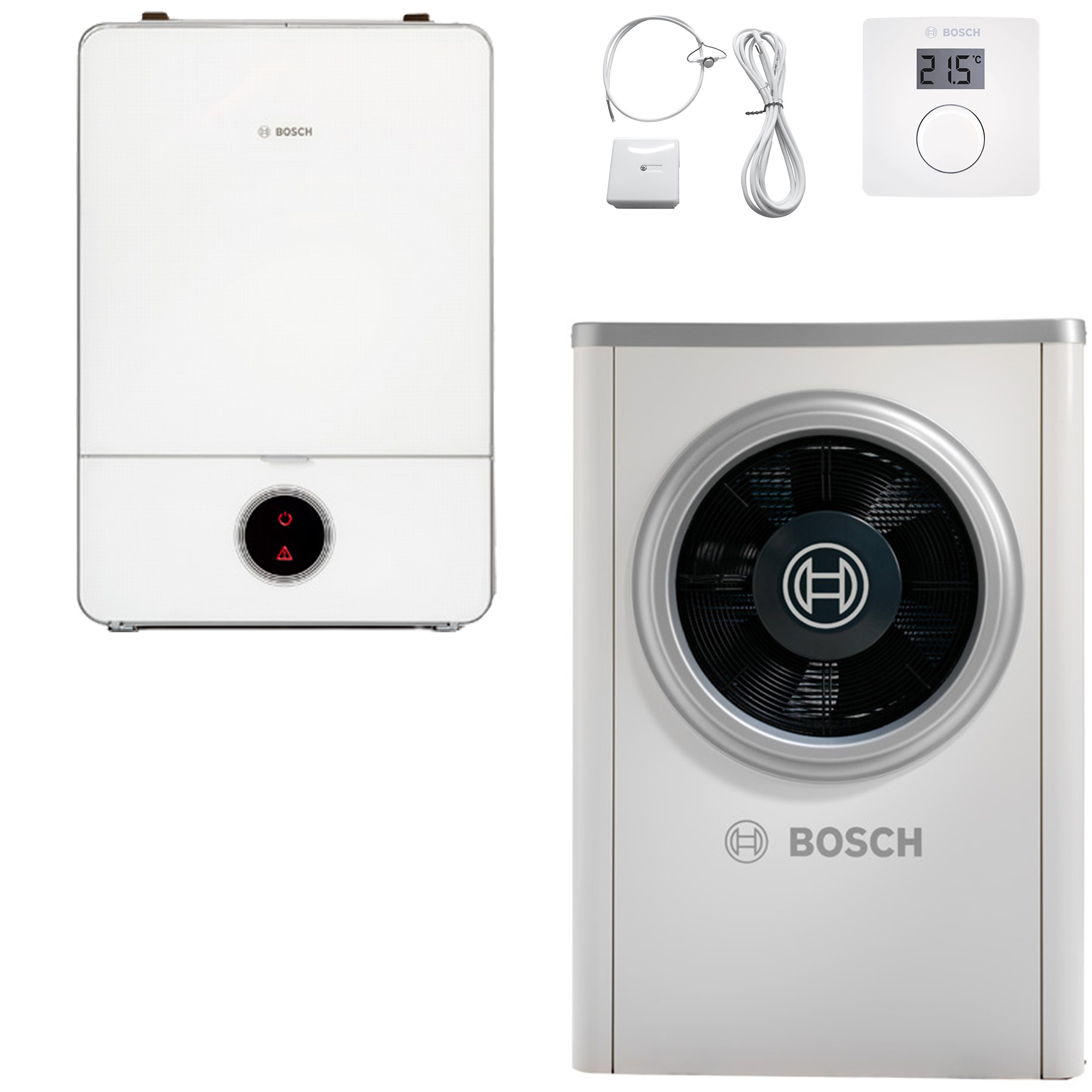 Тепловой насос Bosch Compress 7000i AWB 9, система управления CR10