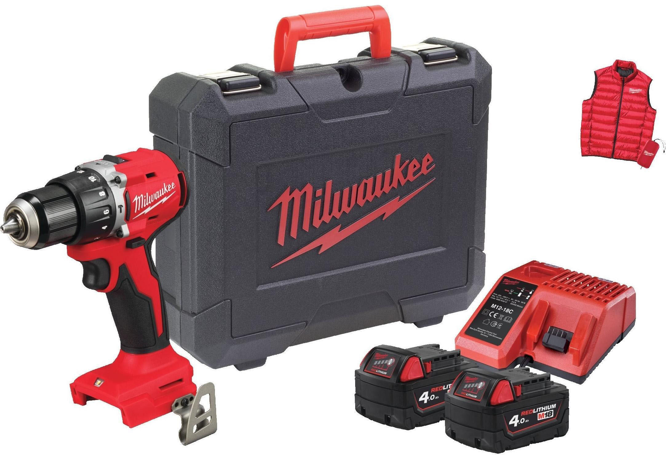 Дрель-шуруповерт Milwaukee BLPDRC-402С (4933499458)