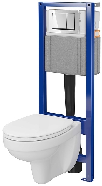 Комплект инсталляции с унитазом Cersanit C44: System 40 Mech + Cersania 414 + Enter II (S701-824)