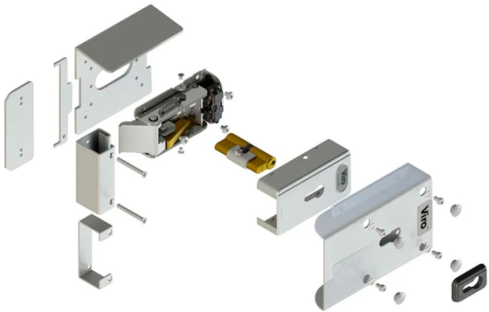 Электрозамок Viro V06 WB BS70мм T1/T2 Gray (VIR-31.7918.00WBh317) инструкция - изображение 6