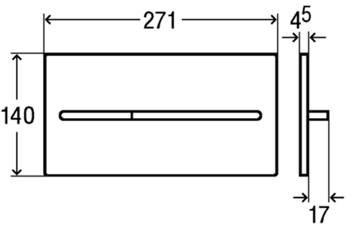 Viega Visign for More 104 (598457) Габаритные размеры