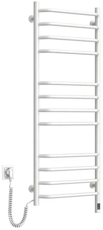 Рушникосушка Santan Драбина Блюз 480x1200 біла, лівостороння ціна 6238 грн - фотографія 2