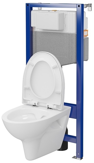 Комплект инсталляции с унитазом Cersanit C40: Aqua 50 Mech QF + Parva Cleanon (S701-819) цена 10169 грн - фотография 2