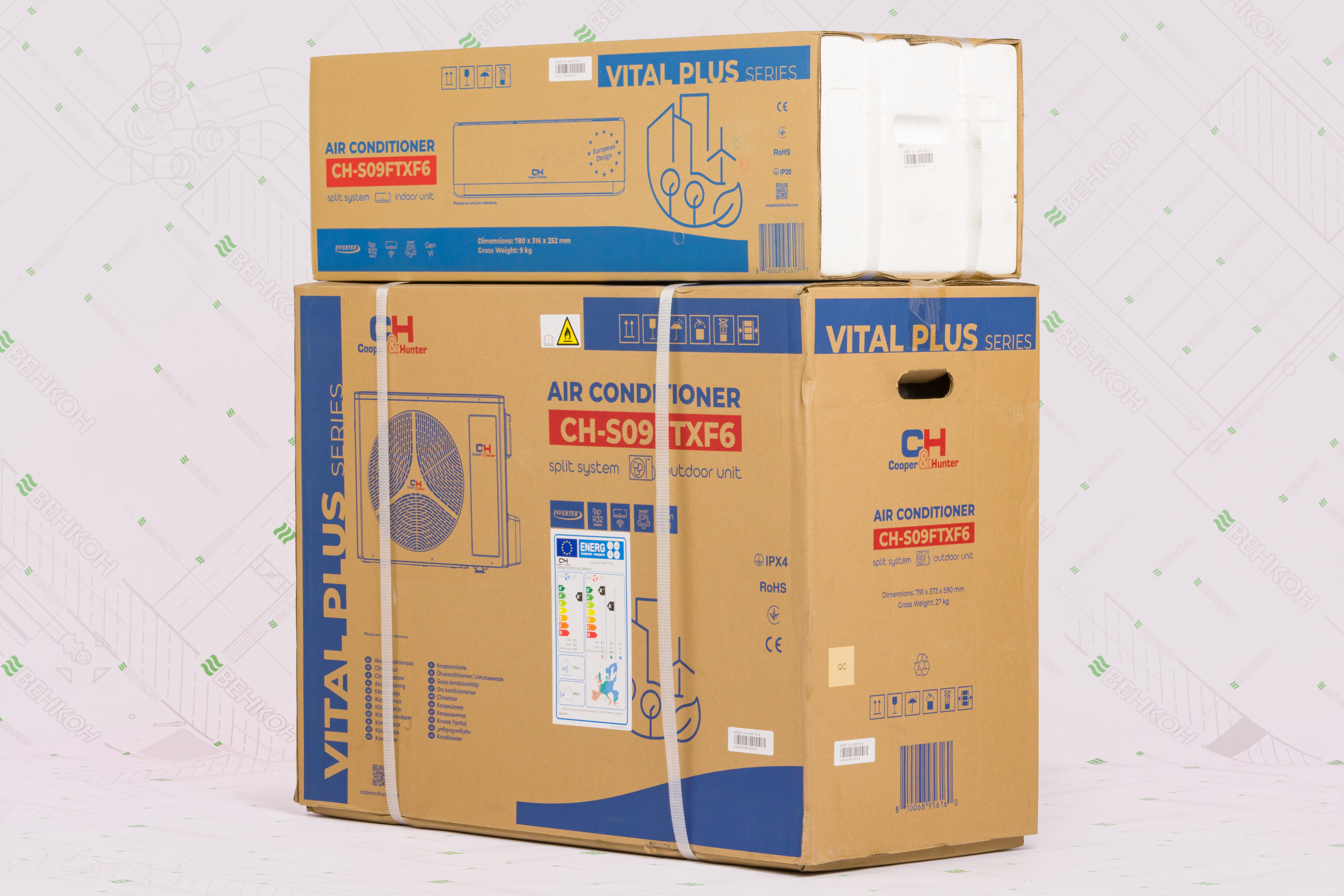 фото продукту Cooper&Hunter Vital Plus CH-S09FTXF6 - 24
