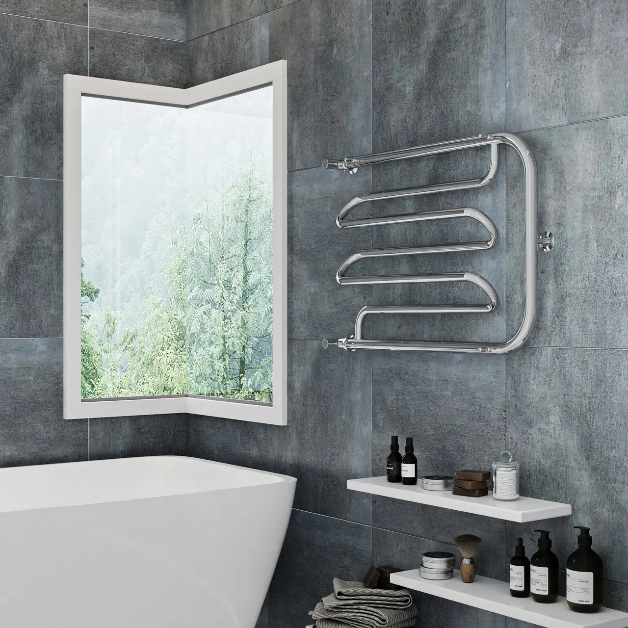 в продажу Рушникосушка Kosser Фокстрот 32 Спіралеподібний 530x500 (ФС02) - фото 3