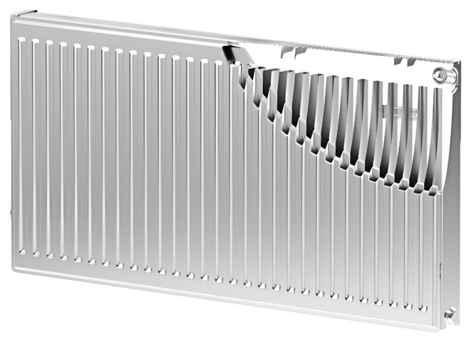 Радиатор для отопления Duvera 22 500x1400 боковое подключение (DS22514B) цена 4747 грн - фотография 2