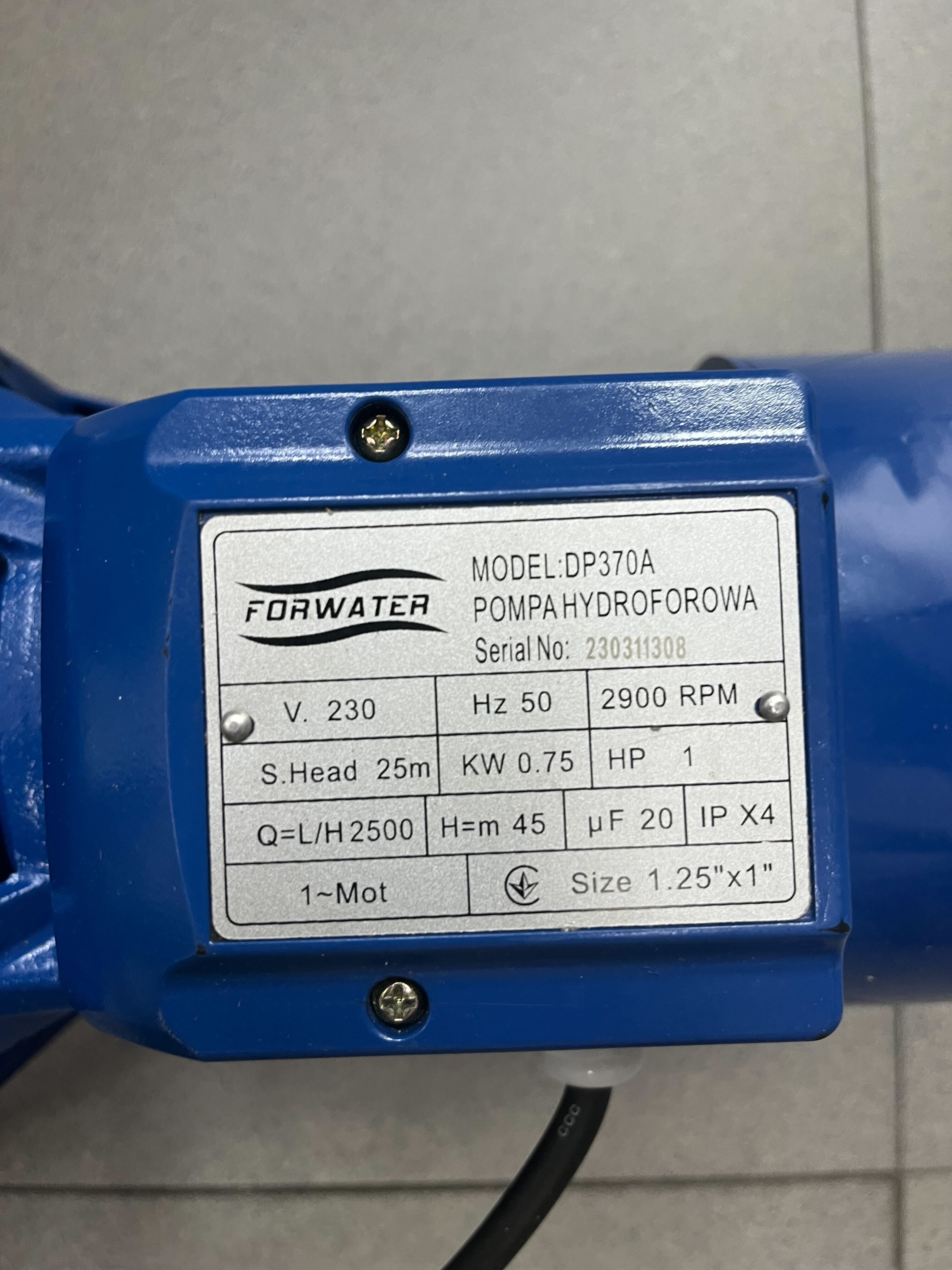 Насос Forwater DP370A з ежектором уцінка огляд - фото 8