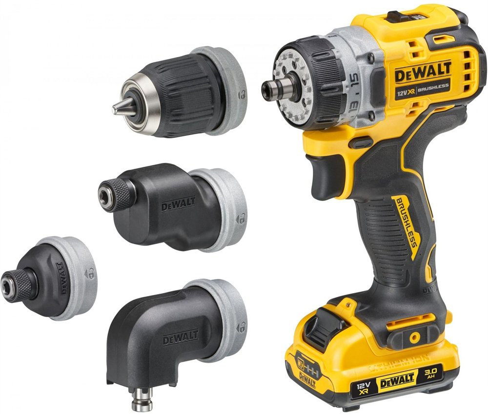 Дриль-шурупокрут Dewalt DCD703L2T ціна 14799 грн - фотографія 2