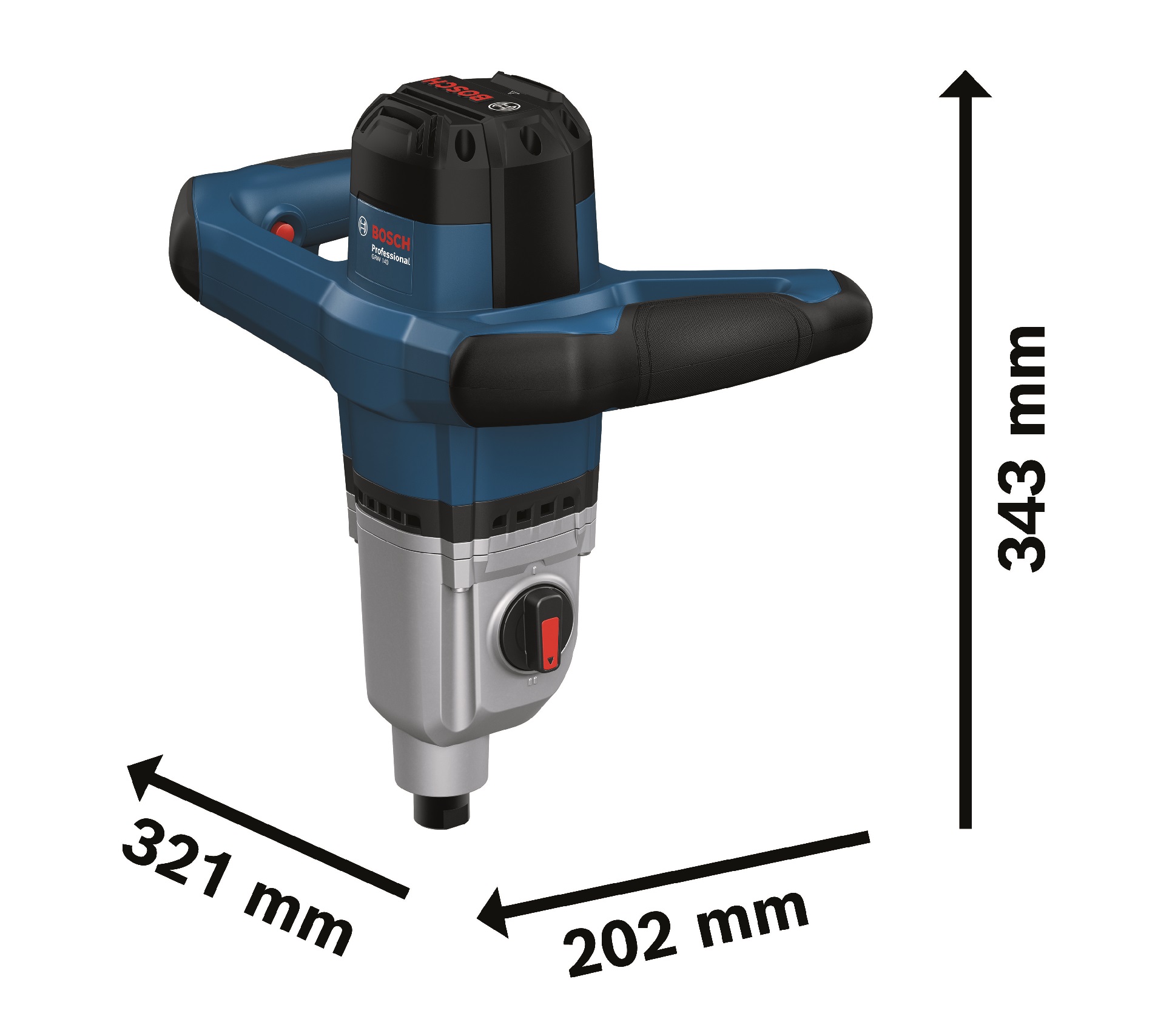 Bosch GRW 140 (06011C4020) Габаритні розміри