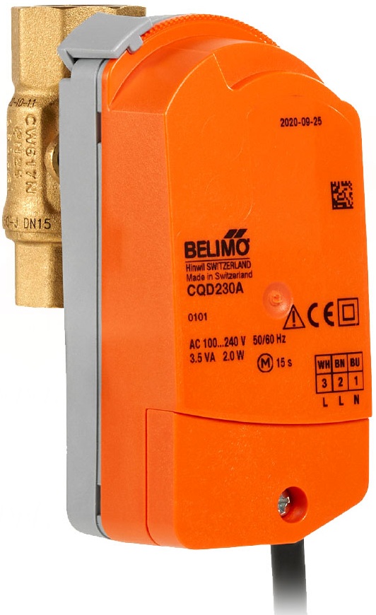 Кран с электроприводом Belimo Apartment 220В 1/2" (C215QC230A) цена 6861 грн - фотография 2