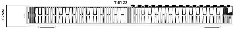 продаємо Duvera 22 500x1400 нижнє підключення (DS22514S) в Україні - фото 4