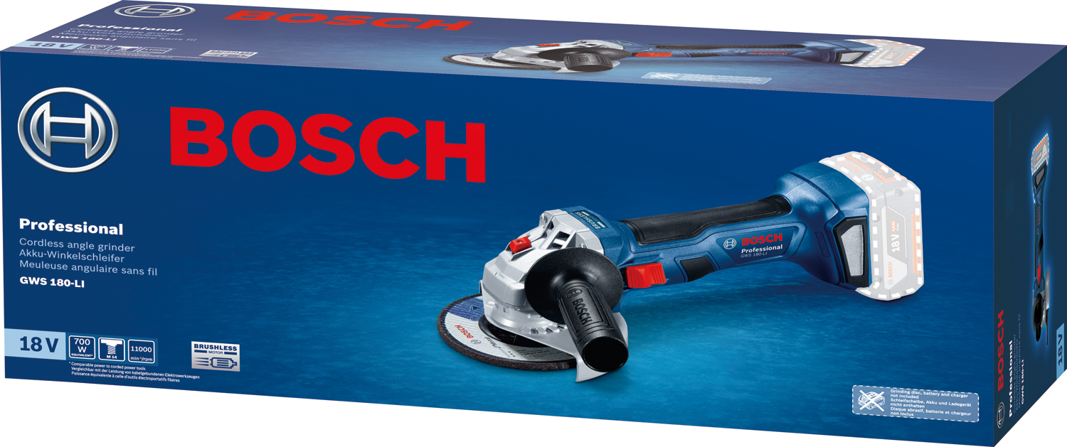 Болгарка Bosch GWS 180-Li (06019H9020) цена 6426 грн - фотография 2
