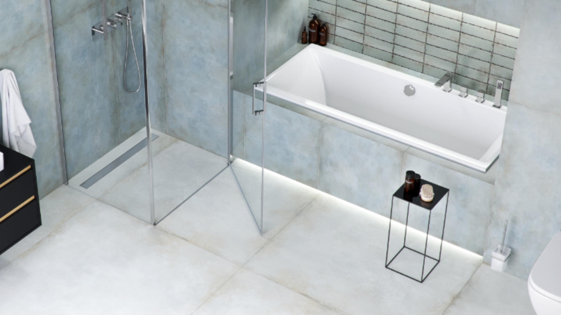 Трап для душа Excellent Stilio 70 см нержавеющая сталь (INEX.1515.700.R.SNP) цена 15635 грн - фотография 2