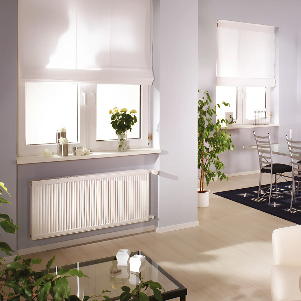 Радиатор для отопления Purmo Compact 21S 450x700 боковое подключение (F062104507010300) цена 4089 грн - фотография 2