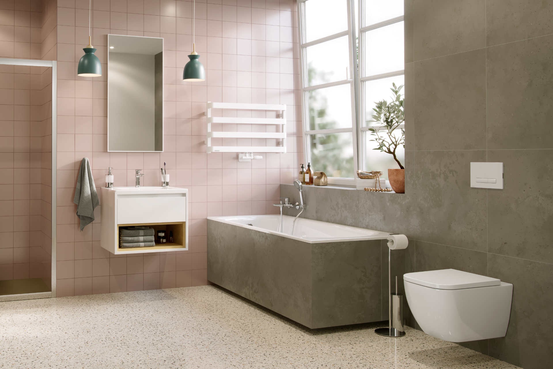 в продаже Полотенцесушитель Excellent Meteor 46x80 см, белый (GREX.MEW46.WH) - фото 3