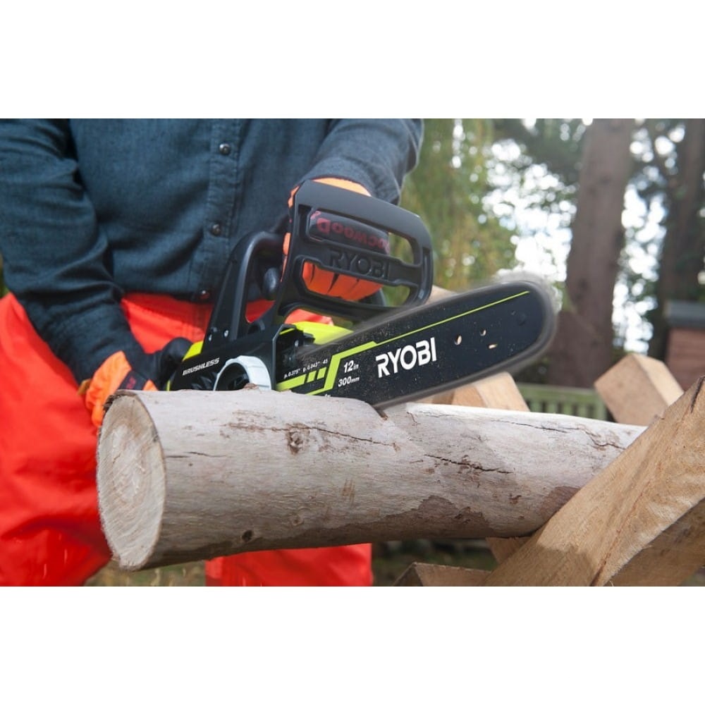 обзор товара Цепная пила Ryobi OCS1830 (5133002829) - фотография 12