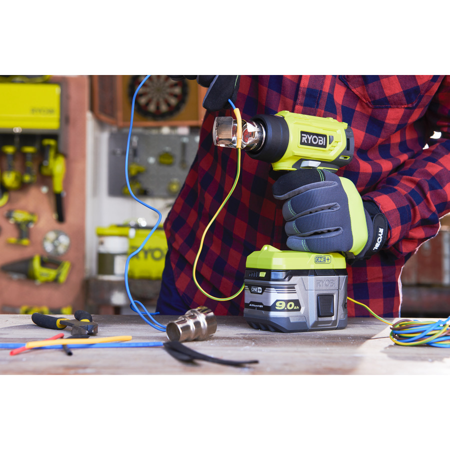 Строительный фен Ryobi ONE+ R18HG-0 (5133004423) внешний вид - фото 9