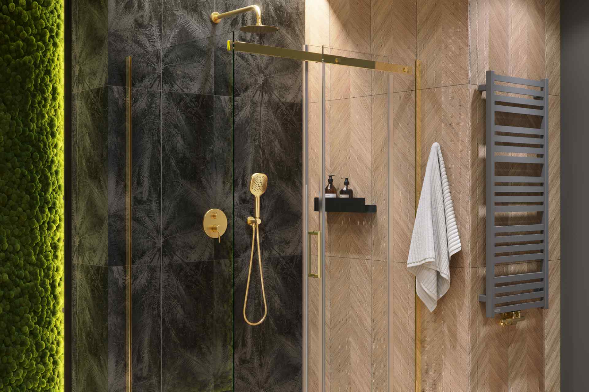 Полотенцесушитель Excellent Horos 121x50 см, серый (GREX.HO121.GR) цена 15688 грн - фотография 2