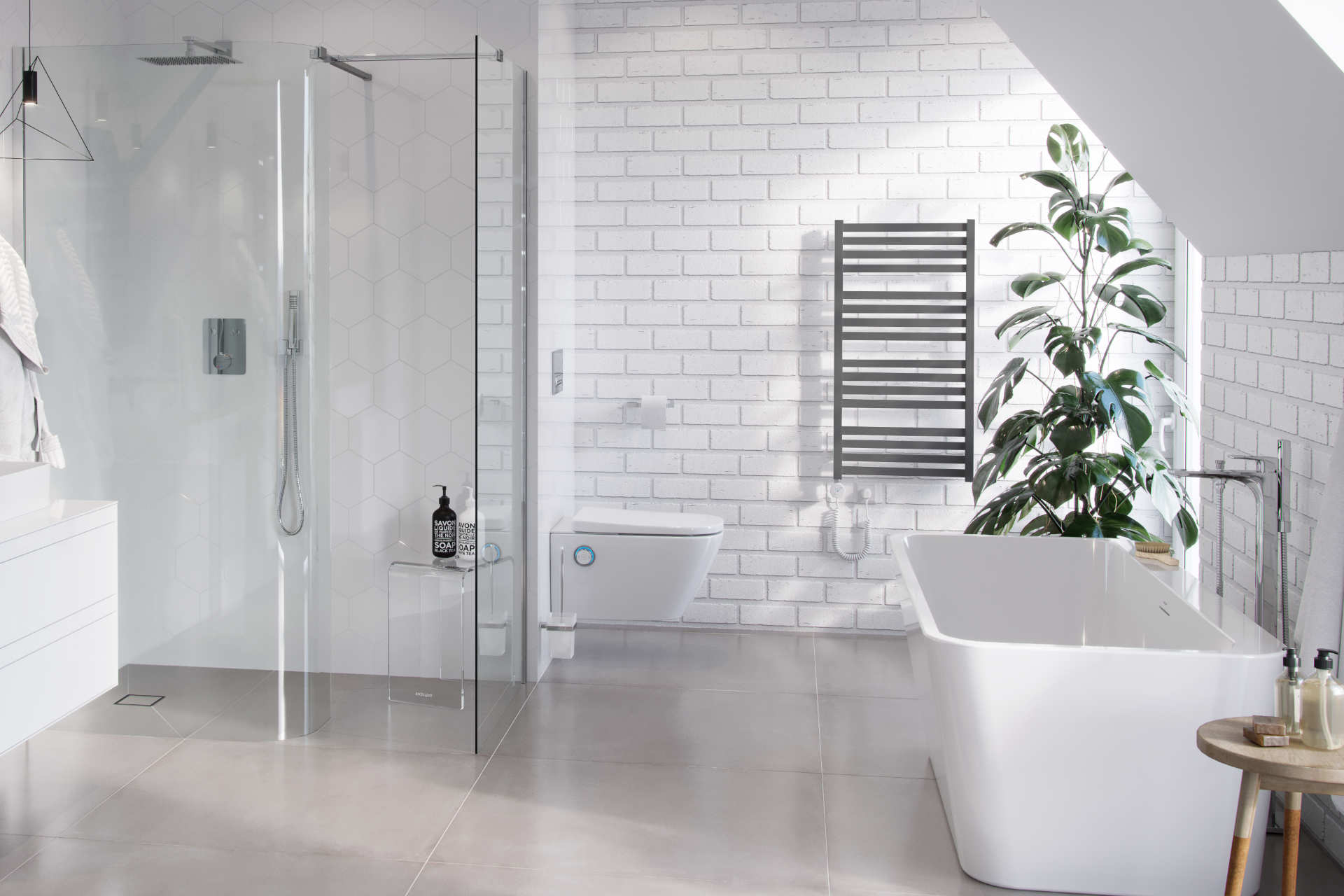 в продажу Рушникосушка Excellent Horos 96x50 см, сіра (GREX.HO96.GR) - фото 3